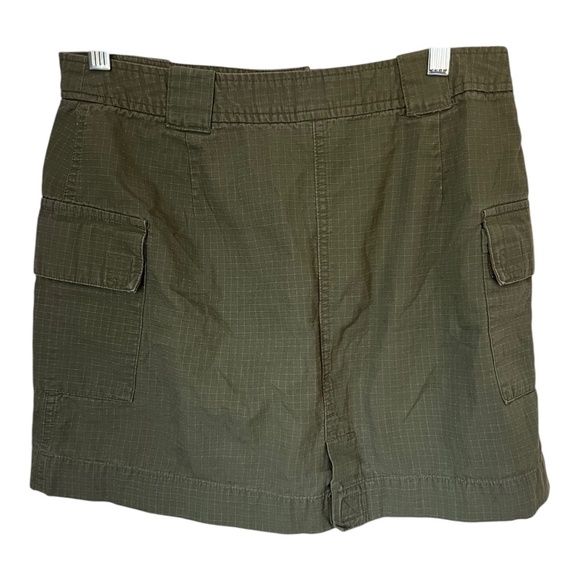 Y2K Army Green Low Rise Mini Skirt Cotton 9 - Picture 4 of 4